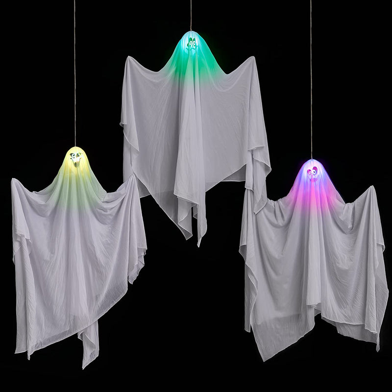 Ghost Hanging Lights, 3 Pack