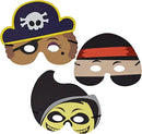 Halloween Foam Masks, 24 Pcs