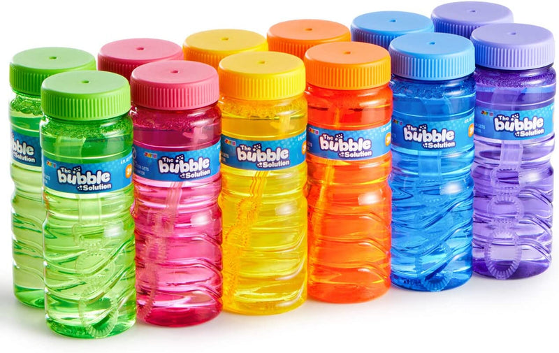 4 oz Bubble Bottles with Wand, 36 Pcs
