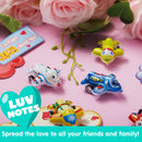 28Pcs Kids Valentines Cards with Pull Back Airplanes-Classroom Exchange Gifts