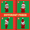 Green Pink Red Tiny Baby Elf Doll Christmas