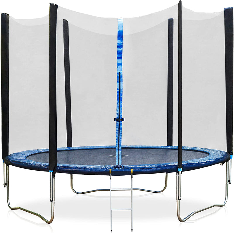 TURFEE - 10ft Trampoline with Enclosure & Ladder