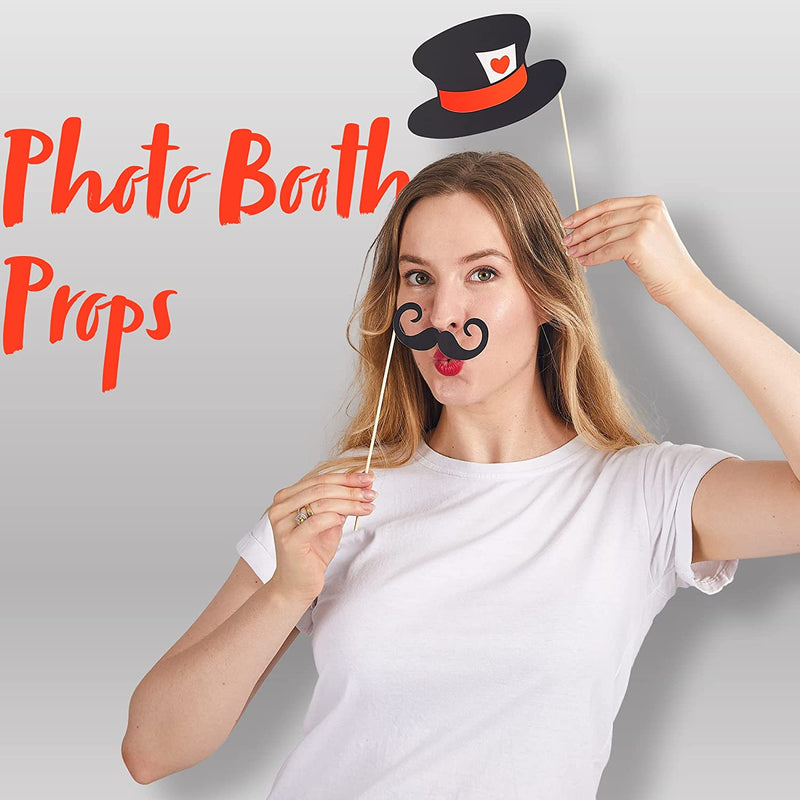 Photo Booth Props, 66 Pcs