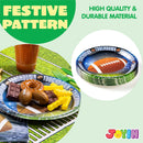 72Pcs Football Themed Party Plates