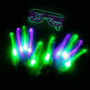 Halloween LED Gloves and Light Up Glasses