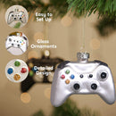Christmas Tree Game Controller Ornament Decoration Black and White