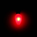 2 in 1 LED Light Up Bulb Christmas Flashing Earring and Necklace