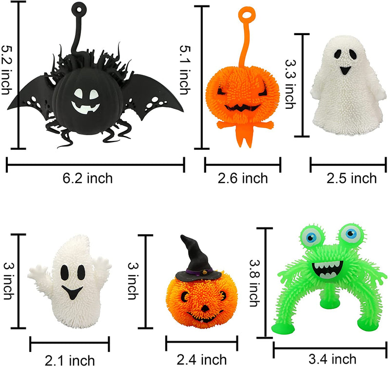 Halloween Themed LED  Toys, 9 Pcs