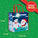 12 Piece Large Christmas Tote Bags