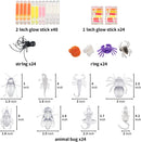 Halloween Glow Creatures, 120 Pcs