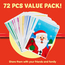 72 Piece Christmas Holiday Bags