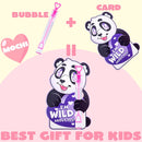 36Pcs Kids Valentines Cards with Mini Bubble Maker Wands-Classroom Exchange Gifts