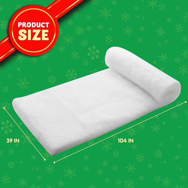 Christmas Snow Blanket Roll 3x8ft