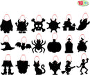 Assorted Halloween Arts And Craft Stationery Kids, 108 Pcs