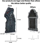 17in Tombstone In Grim Reaper Design Decorations, 6 Pack