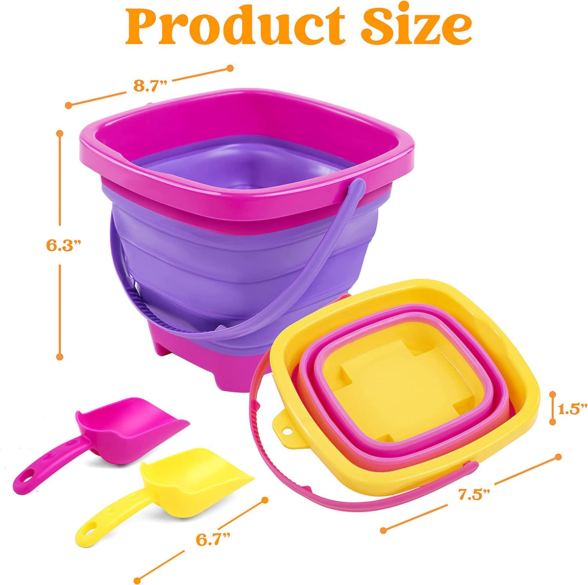 Foldable beach bucket discount