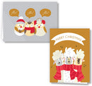 72 Piece Cute Animal Wintertime Greeting Cards