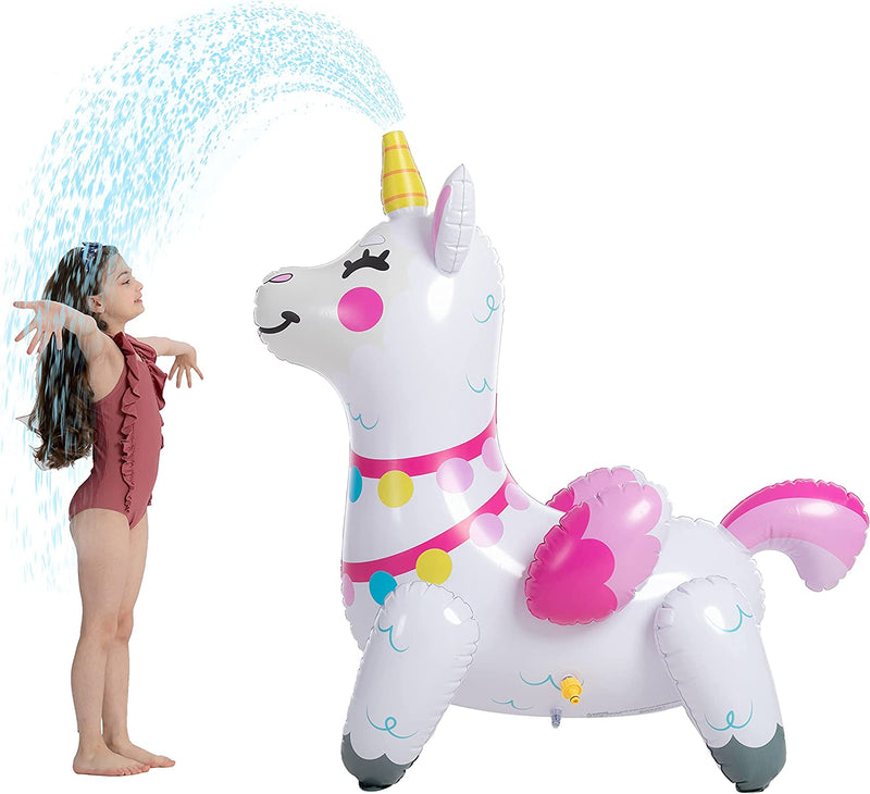 SLOOSH - Inflatable Llama-Corn Sprinkler, 3ft
