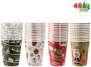 Disposable Winter Style Paper Cups, 48 Pack