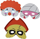Halloween Foam Masks, 24 Pcs
