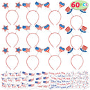 Party Favors with Headband & Tattoos, 60 Pcs