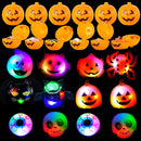 Prefilled Pumpkin Box with LED Rings, 12 Pack