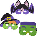 Halloween Foam Masks, 24 Pcs