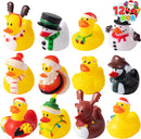 Christmas Rubber Duck 12 Pcs