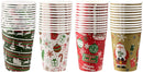 Disposable Winter Style Paper Cups, 48 Pack