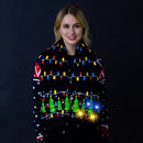 Christmas Lit-up Knitted Scarf