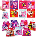 72Pcs Valentines Drawstring Candy Bags