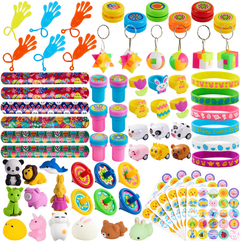 72Pcs Easter Party Favor Set of Assorted Toys