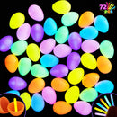 72Pcs Glow Sticks Glow in the Dark Prefilled Easter Eggs 3.15in