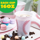 72Pcs Plastic Baseball Party Cups