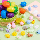 72Pcs Squishy Toys Prefilled Easter Eggs