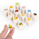 72Pcs Easter Character Eraser