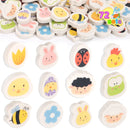 72Pcs Easter Character Eraser