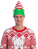 Colorful Holiday Elf Hat, 3pcs