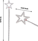 Silver Fairy Star Wand, 12 Packs