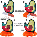 8.5in Honeycomb Table Centerpiece, 6 Pieces