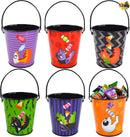 Halloween Steel Bucket, 12 Pcs