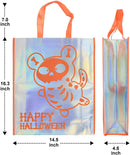 Halloween Holographic Tote Bags, 12 Pcs