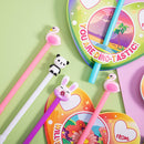 28Pcs Kids Valentines Cards with Animal Pen-Classroom Exchange Gifts