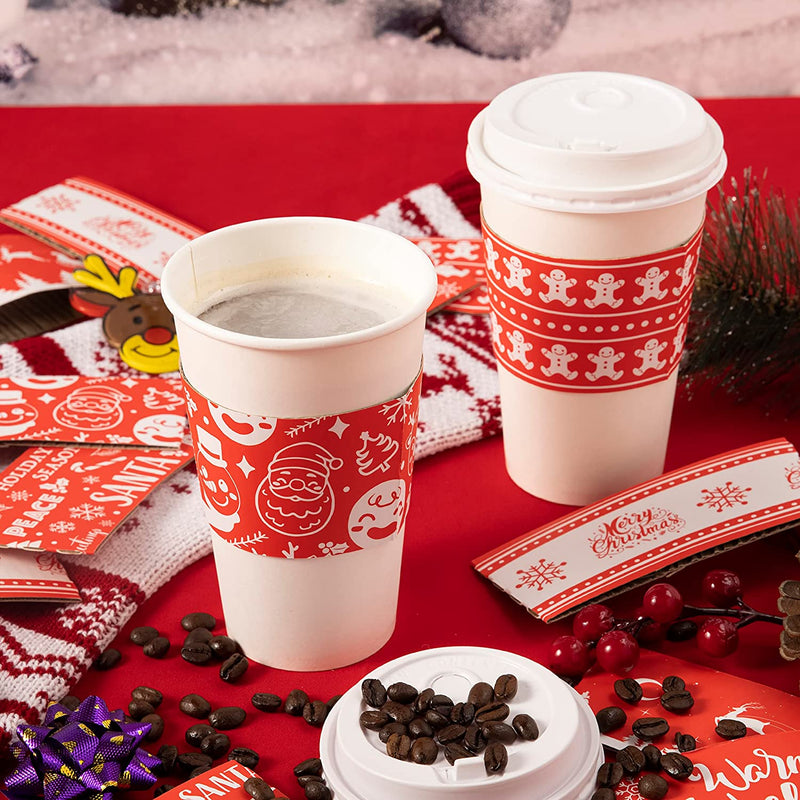 36Pcs Christmas Coffee Tea Cup Sleeves