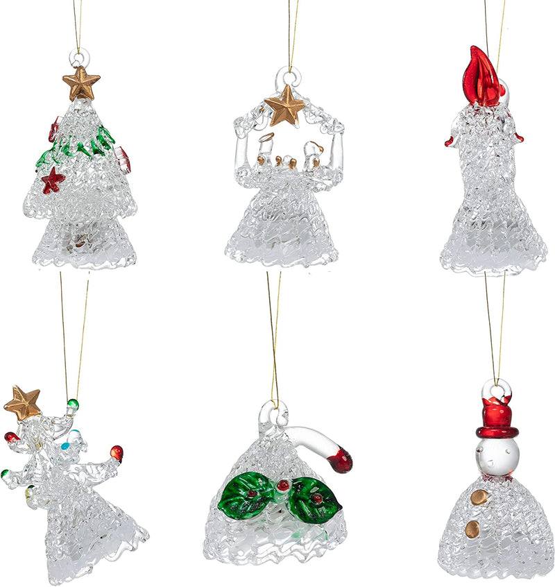 Christmas Glass Ornaments Tree Decorations
