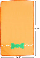 5 Pieces Christmas Gingerbread Theme Bathroom Decoration Set