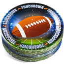 72Pcs Football Themed Party Plates