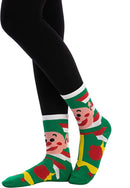 Soft Cotton Christmas Socks Set, 12 Pack