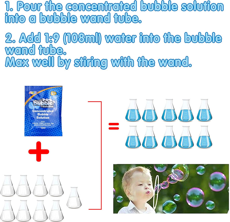 JOYIN -  Bubble Wands, 12 Pack
