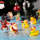 Christmas Rubber Ducks for Christmas Party Favor Gifts